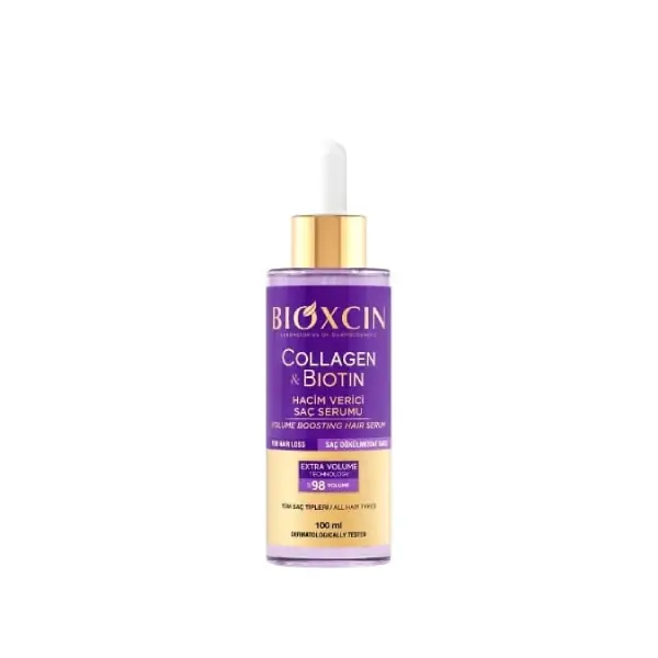 سرم حجم دهنده مو بیوکسین مدل Collagen & Biotin قطع ریزش مو