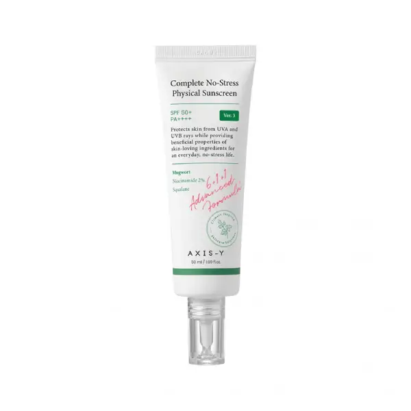 ضد آفتاب بی رنگ فیزیکی +SPF50 اکسیس وای AXIS-Y No-Stress