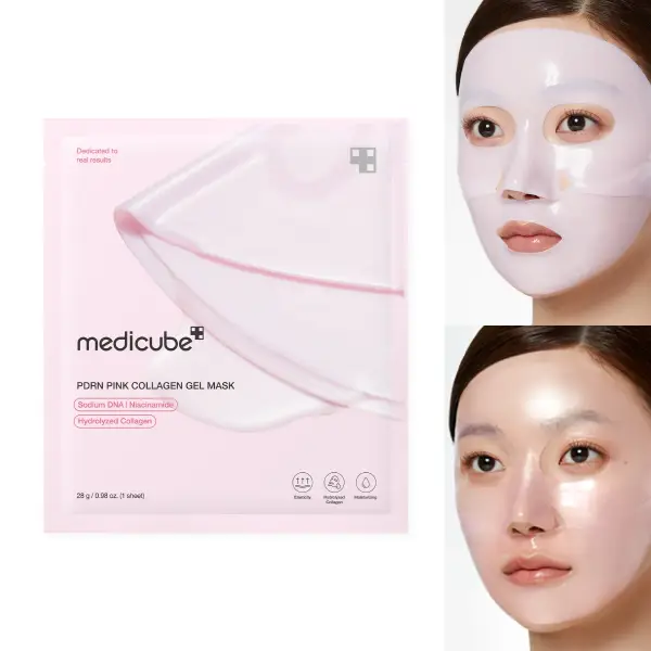 خرید ماسک ورقه‌ای ژلی کلاژن صورتی مدی کیوب Medicube