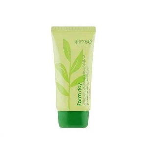 کرم ضد آفتاب SPF50 و مرطوب کننده چای سبز فارم استی Farm Stay