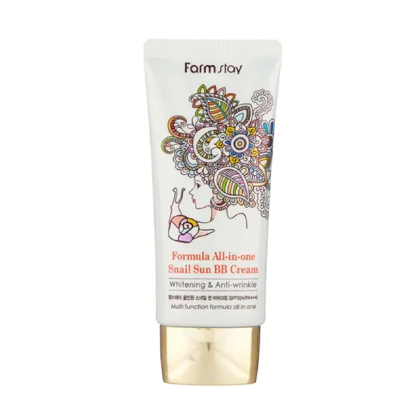 بی بی کرم و ضدآفتاب SPF50 حلزون فارم استی FarmStay