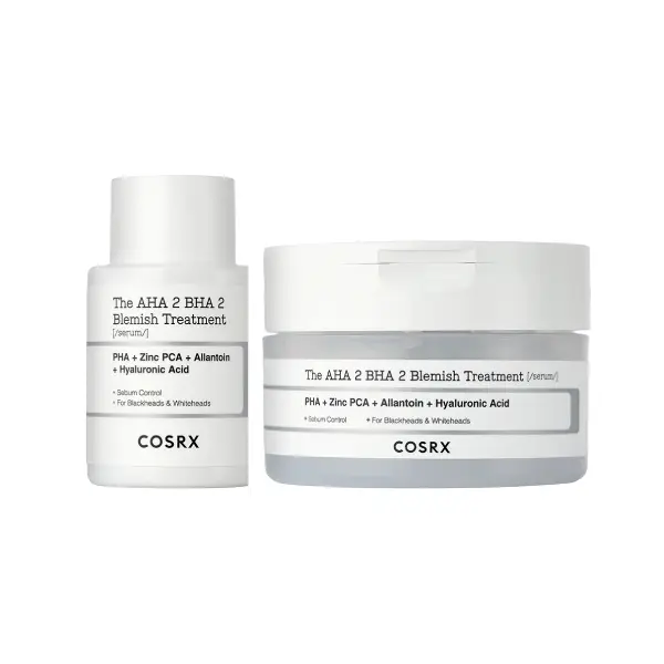 ست سرم و پد ضد جوش کوزارکس مدل AHA 2 BHA 2 Blemish Treatment