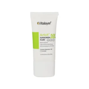 فلوئید ضد آفتاب بی رنگ SPF 50 اکتیویت ویتالیر