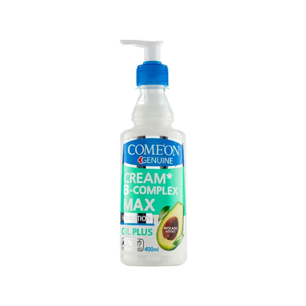 کرم مرطوب‌کننده کامان مدل B Complex Max حجم 400 میل
