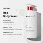 قیمت شوینده بدن ضد آکنه قرمز مدی‌کیوب Medicube