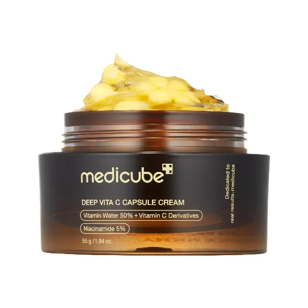 مرطوب‌کننده صورت کپسول طلایی ویتامین C مدیکوب Medicube
