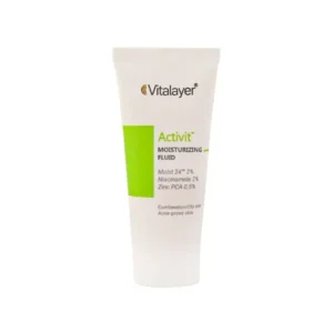 لوسیون فلوئید مرطوب‌کننده پوست چرب بی‌رنگ ویتالیر Vitalayer