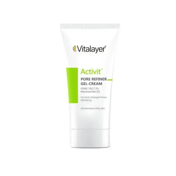 کرم ژل جمع‌کننده منافذ باز ویتالیر مدل Cream-Gel