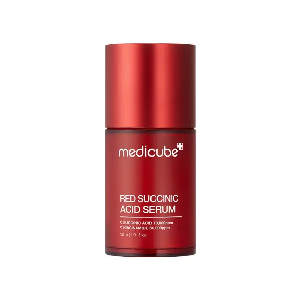 سرم سوکسینیک اسید قرمز ضد جوش مدی کیوب Medicube