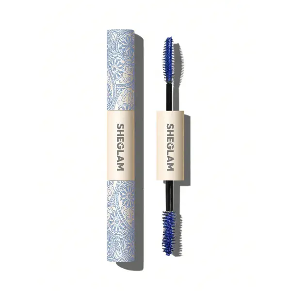 ریمل ضد آب دو سر شیگلم آبی مدل WATERPROOF Blue