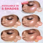 تست هایلایتر براق و ژلی فنری گلوچی شیگلم
