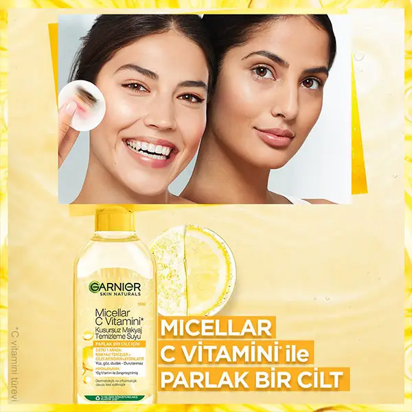 قیمت میسلار واتر گارنیر Vitamin C حجم 400