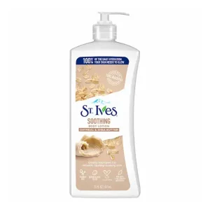 لوسیون بدن تسکین‌دهنده عصاره جو دوسر و شی‌باتر سینت ایوز – St. Ives