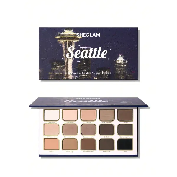 پالت سایه چشم ۱۵ رنگ شیگلم مدل Showtime in Seattle
