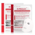 ماسک ورقه‌ای روشن‌کننده ومراقبت عمقیق آستاگزانتین Dr Melaxin