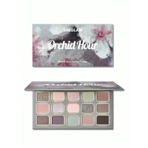 پالت سایه چشم 15 رنگ شیگلم مدل Orchid Hour