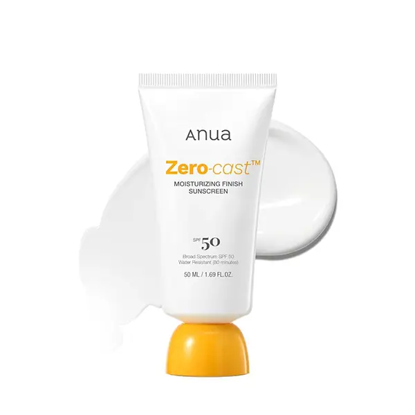 ضدآفتاب آبرسان بدون رد سفیدی آنوا مدل Zero-Cast Moisturizing Finish SPF 50