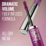 تست رنگ ریمل لیفت‌کننده و حجم‌دهنده Maybelline