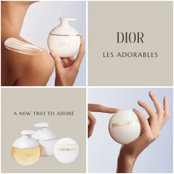 قیمت کالکشن مراقبت بدن دیور مدل Les Adorables J’adore