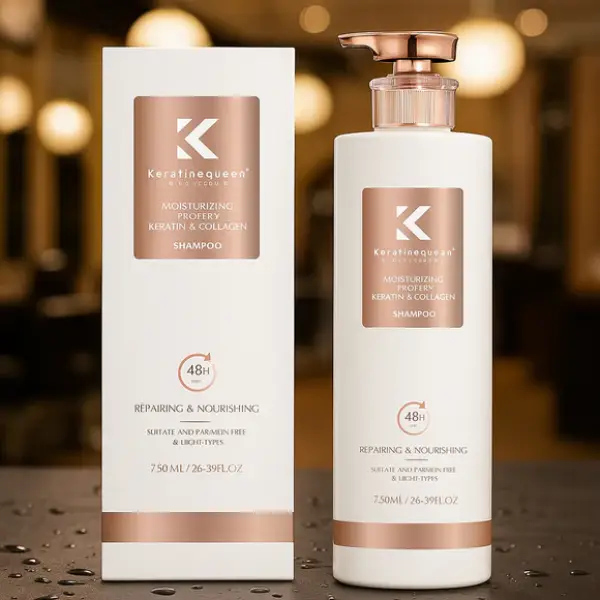 قیمت شامپو کراتین و کلاژن Keratin Queen مدل Replenish & Anti-Aging