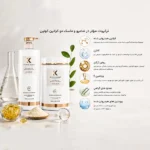 فروش ست شامپو و ماسک مو سفید کراتین کویینKeratin Queen ضد ریزش Keratin & Collagen