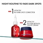 فروش کرم شب ضدلک و ضدچروک لیفت اکتیو B3 ویشی Vichy