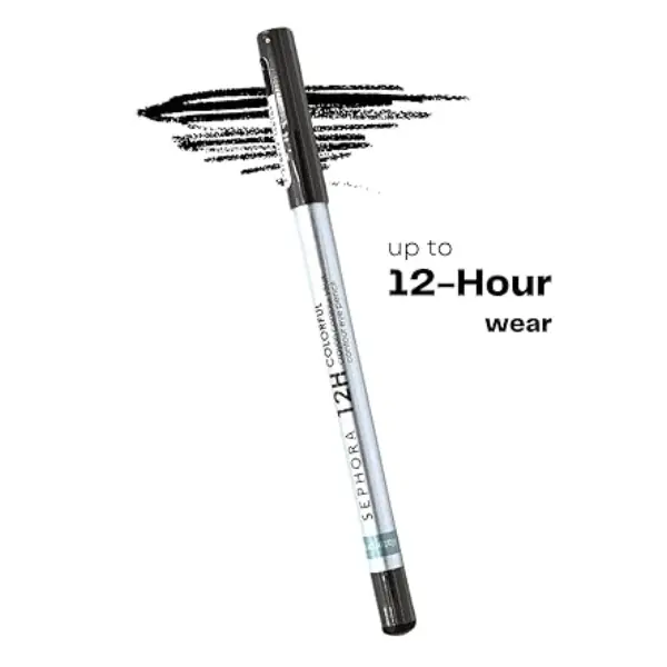 خرید مداد چشم ضدآب 12 ساعته سفورا 01 Black