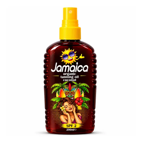 روغن برنزه کننده جامائیکا حاوی عصاره نارگیل Jamaica