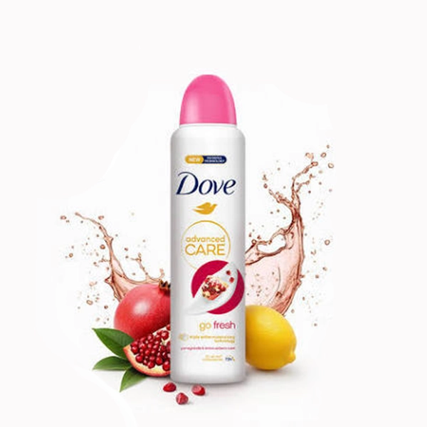 قیت اسپری دئودورانت زنانه داو مدل Pomegranate & Lemon