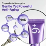 فروش کرم دور چشم NAD+، رتینال و 50 پپتاید نامبوزین شماره 9