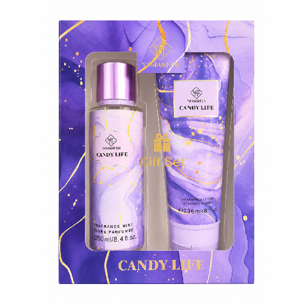 ست هدیه بادی اسپلش و لوسیون بدن یامانفن مدل Candy Life