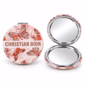 آینه جیبی دوطرفه طرح پروانه Christian Dior