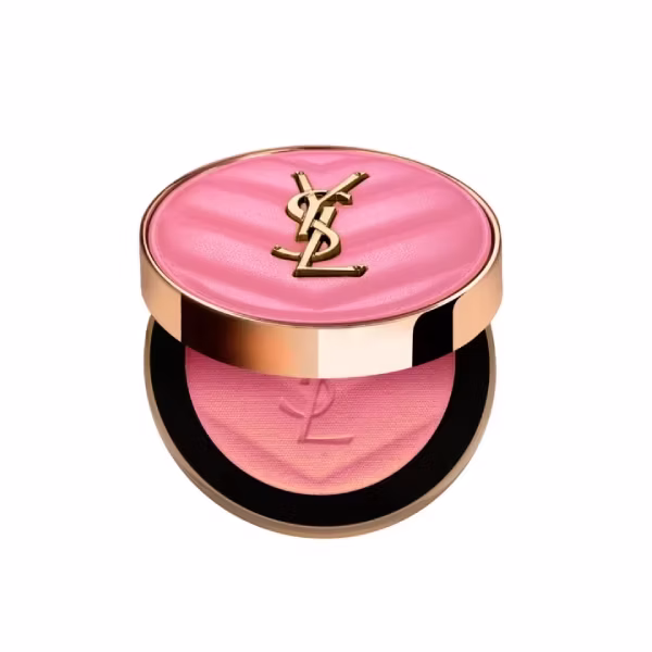 رژ گونه مات پر رنگ ایو سن لوران 93 Peachy Pink Satin