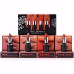 ست رژ لب ۴ عددی مینی مک MAC Mini Lipstick Set