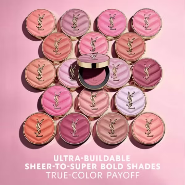 قیمت رژ گونه مات پر رنگ ایو سن لوران 93 Peachy Pink Satin