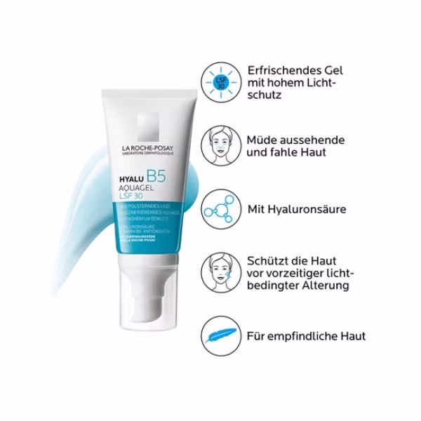 مدل سرم آبرسان ضد آفتاب لاروش پوزای Hyalu B5 SPF 30