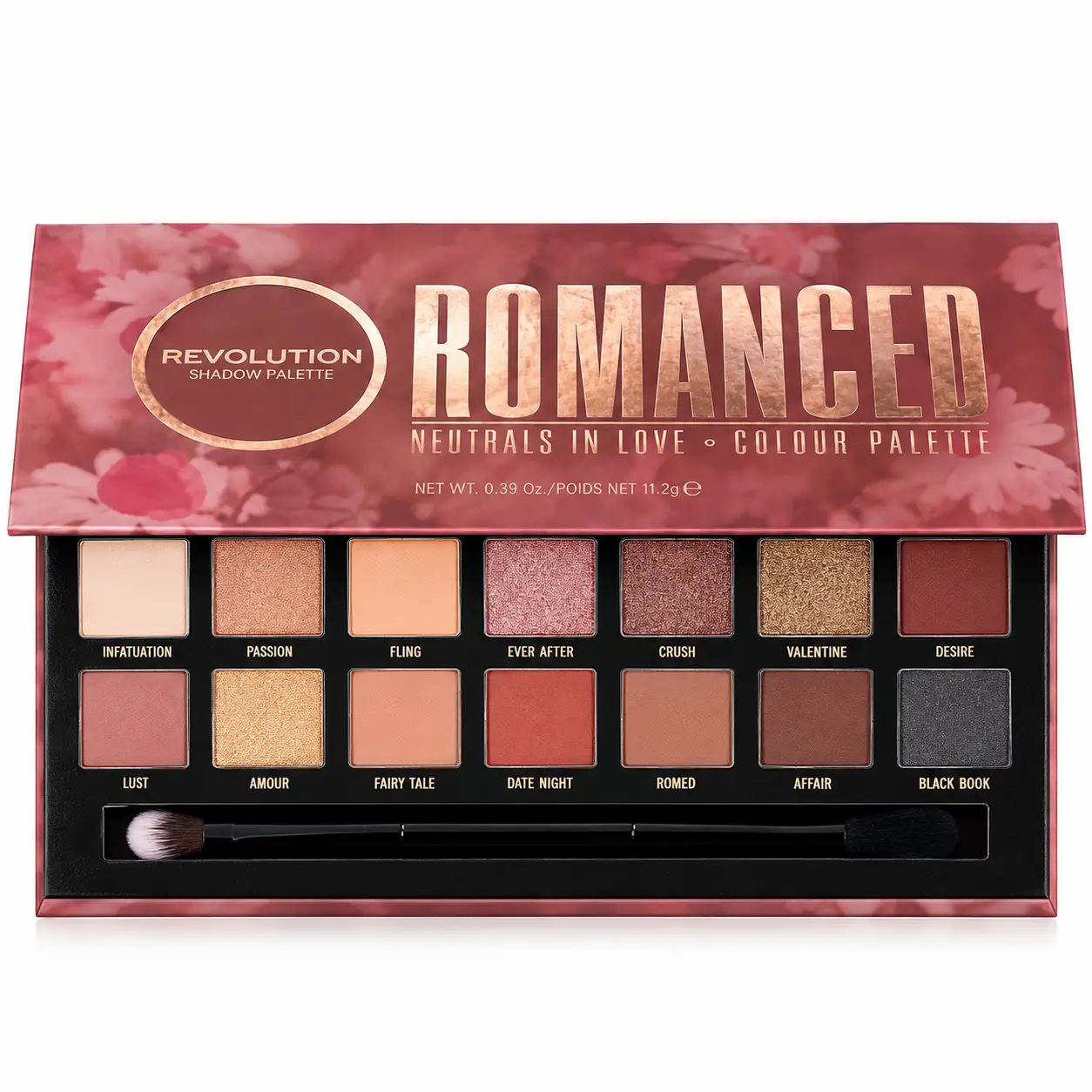 پالت سایه 14 رنگ رولوشن مدل Romanced