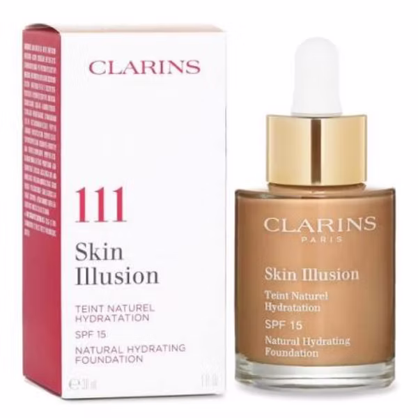 کرم پودر آبرسان کلارنس اسکین ایلوژن SPF15